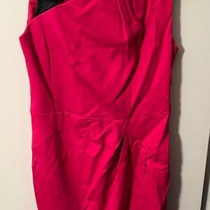 Nanette Lepore One Shoulder Fuchsia Dress